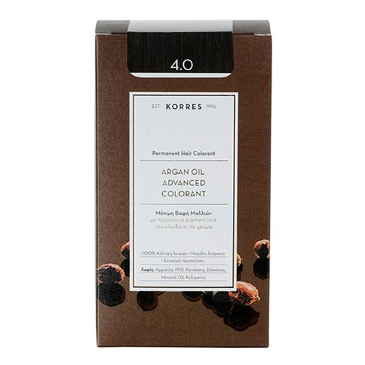 KORRES ARGAN OIL 4.0 ΚΑΣΤΑΝΟ ΦΥΣΙΚΟ ADVANCED COLORANT