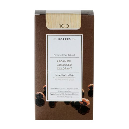 KORRES ARGAN OIL 10.0 ΞΑΝΘΟ ΠΛΑΤΙΝΑΣ ΦΥΣΙΚΟ ADVANCED COLORANT