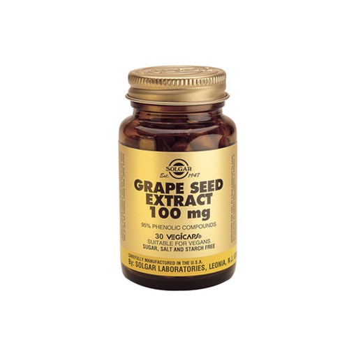 SOLGAR GRAPE SEED EXTRACT 100mg 30 VCAPS