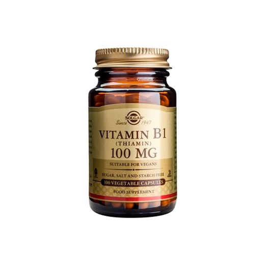 SOLGAR VITAMIN B1 (THIAMIN) 100mg 100 VCAPS
