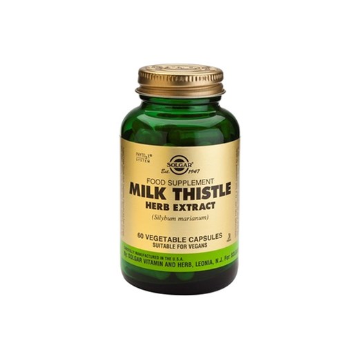 SOLGAR MILK THISTLE HERB & SEED EXTRACT 60 VCAPS
