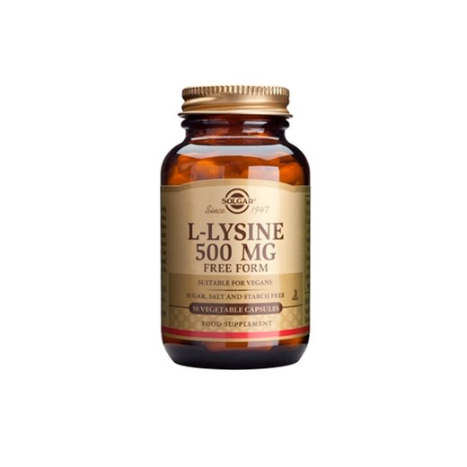 SOLGAR L-LYSINE 500mg 50 VCAPS 