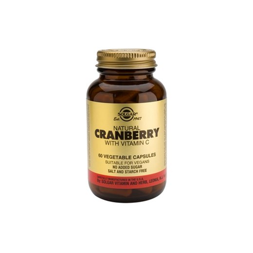 SOLGAR CRANBERRY EXTRACT WITH VIT C 60 VCAPS