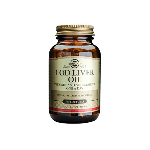 SOLGAR COD LIVER OIL 100 SGELS  