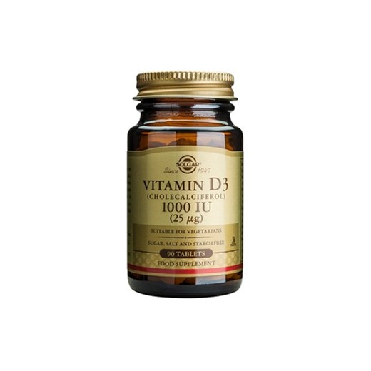 SOLGAR VITAMIN D3 1000IU 90 TABS