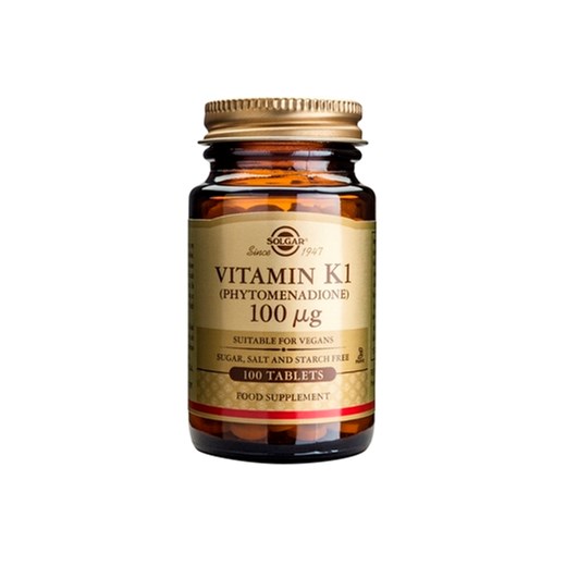 SOLGAR VITAMIN K1 100μg 100 TABS