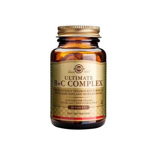 SOLGAR ULTIMATE B + C COMPLEX 30 TABS
