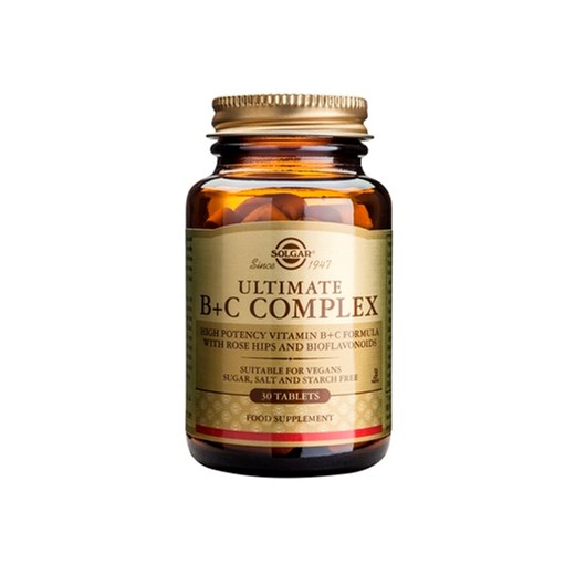 SOLGAR ULTIMATE B + C COMPLEX 60 TABS