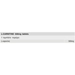 SOLGAR L-CARNITINE 500mg 30 TABS
