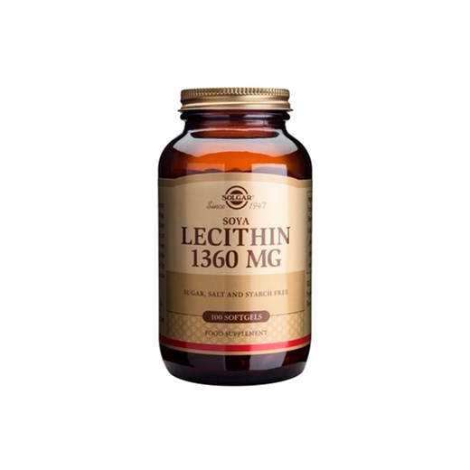 SOLGAR LECITHIN 1360mg 100 SGELS
