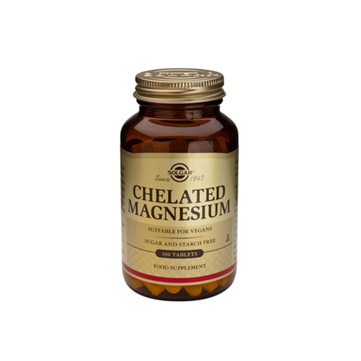 SOLGAR CHELATED MAGNESIUM 100mg 100 TABS