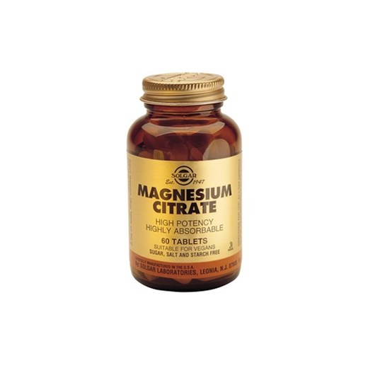 SOLGAR MAGNESIUM CITRATE 200mg 60 TABS