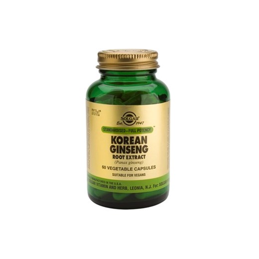 SOLGAR KOREAN GINSENG ROOT EXTRACT 60 VCAPS