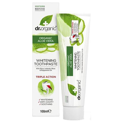 DR ORGANIC WHITENING - ORGANIC ALOE VERA TOOTHPASTE 100ML