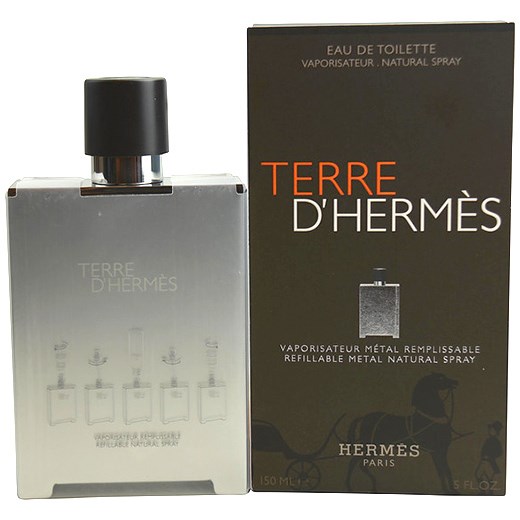 HERMES TERRE D HERMES EDT 150ML REFILLABLE METAL VAPO MEN