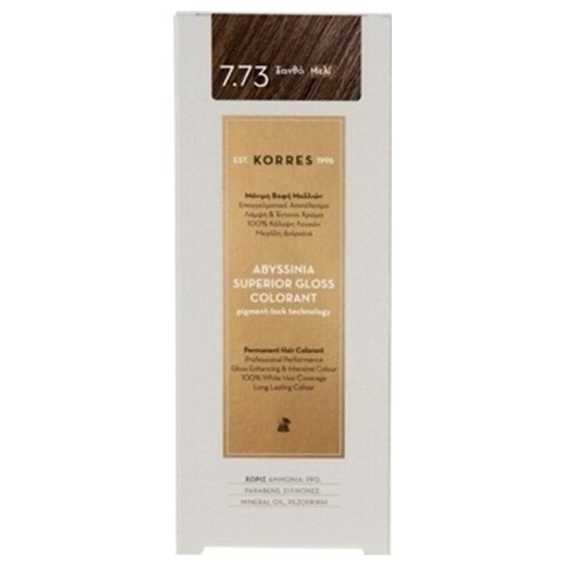 KORRES 7.73 ΞΑΝΘΟ ΜΕΛΙ ABYSSINIA SUPERIOR GLOSS COLORANT 50ML