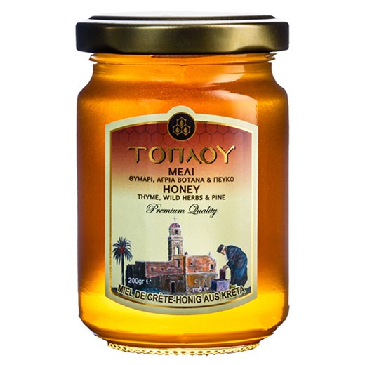 Θυμάρι, Αγρια Βότανα & Πεύκο Μέλι Τοπλού 200gr