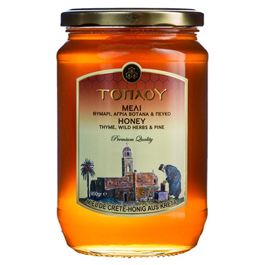 Θυμάρι, Αγρια Βότανα & Πεύκο Μέλι Τοπλού 950gr