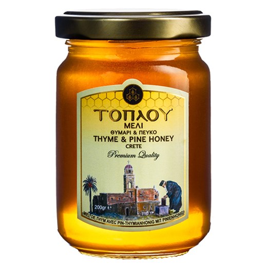 Μέλι Θυμάρι & Πεύκο Τοπλού Π.Ο.Π. 200gr