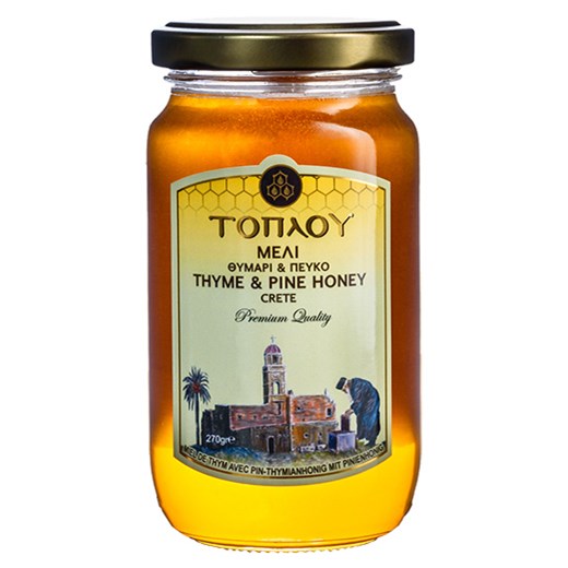 Μέλι Θυμάρι & Πεύκο Τοπλού Π.Ο.Π. 270gr