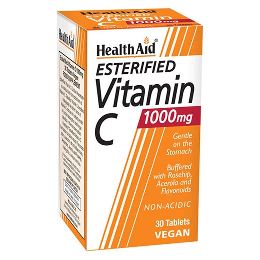 HEALTH AID Vitamin C 1000mg Esterified (30 Tablets Vegan)