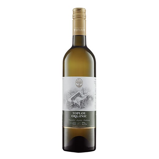 Toplou Organic Λευκό - Βιολογικός Οίνος Λευκός Ξηρός 750ml - Κτήμα Τοπλού