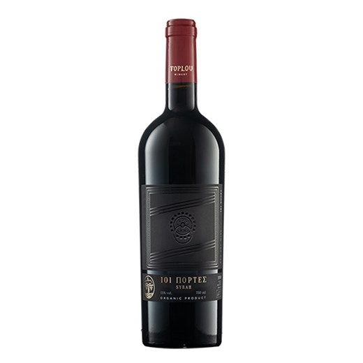 101 Πόρτες - Βιολογικός Οίνος Ερυθρός Ξηρός Syrah 750ml - Κτήμα Τοπλού