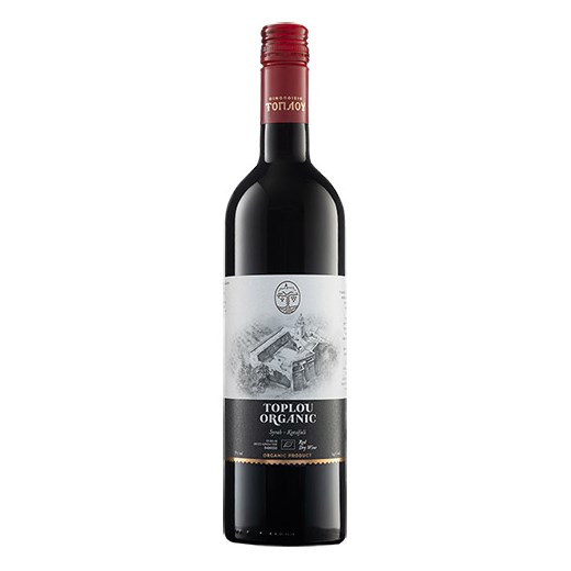 Toplou Organic Ερυθρό - Βιολογικός Οίνος Ερυθρός Ξηρός 750ml - Κτήμα Τοπλού