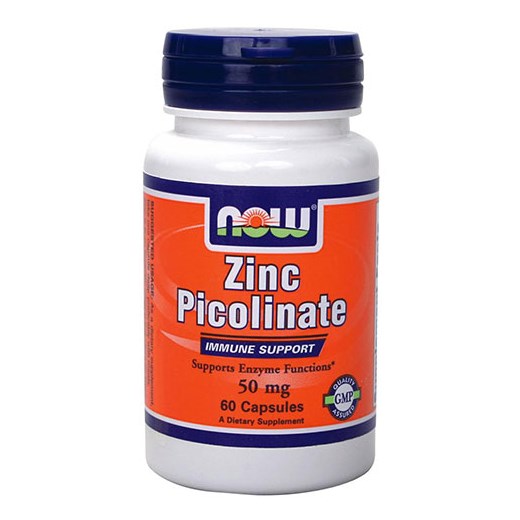 NOW FOODS ZINC PICOLINATE 50mg (60 ΚΑΨΟΥΛΕΣ)