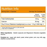 NOW FOODS PAU D ARCO 500mg (INNER BARK) (100 ΚΑΨΟΥΛΕΣ)