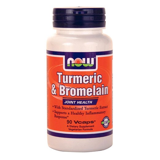 NOW FOODS TURMERIC 300mg & BROMELAIN 150mg (90 ΚΑΨΟΥΛΕΣ)
