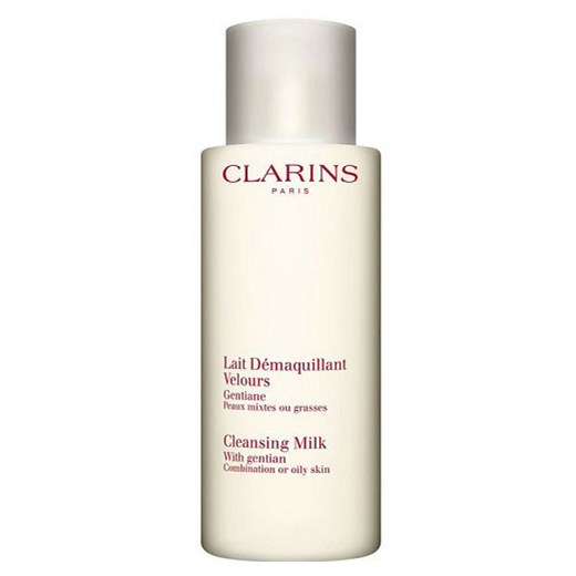 CLARINS LAIT DEMAQUILLANT VELOURS GENTIANE COMBINATION OR OILY SKIN 200ML